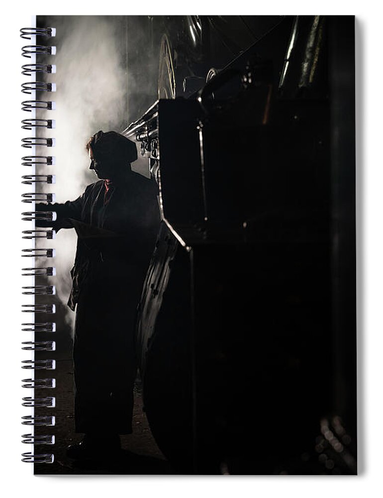 Railway Spiral Notebook featuring the photograph Tea Break by Framing Places