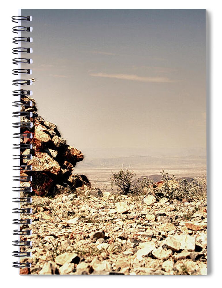  Spiral Notebook featuring the photograph Terlingua Rocks by See It In Texas