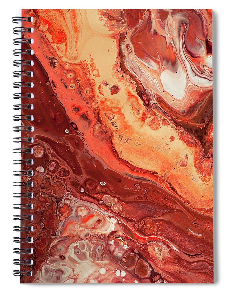 Jenny Rainbow Fine Art Spiral Notebook featuring the photograph Terracotta Chocolate Fantasy by Jenny Rainbow