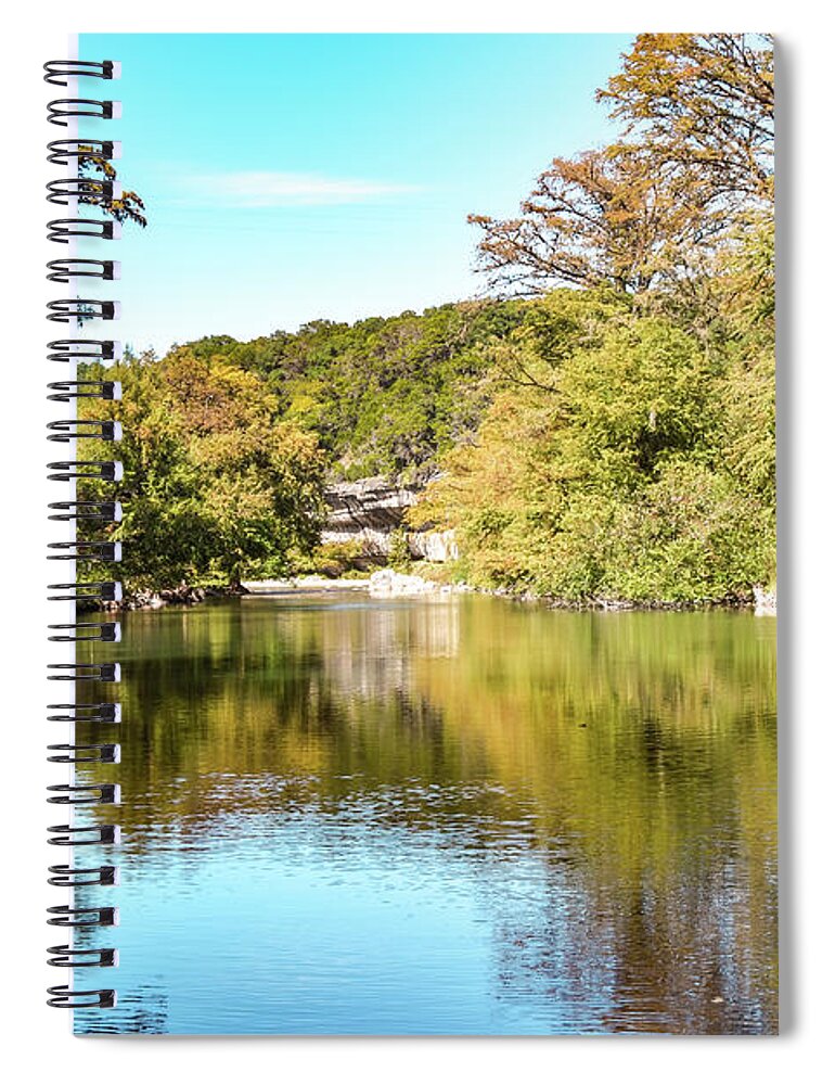 Photograph Spiral Notebook featuring the photograph The Beginning of Fall by Kelly Thackeray