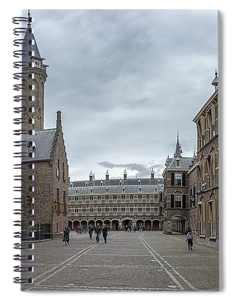 Binnenhof Spiral Notebook featuring the photograph The Binnenhof 2 by Wolfgang Stocker