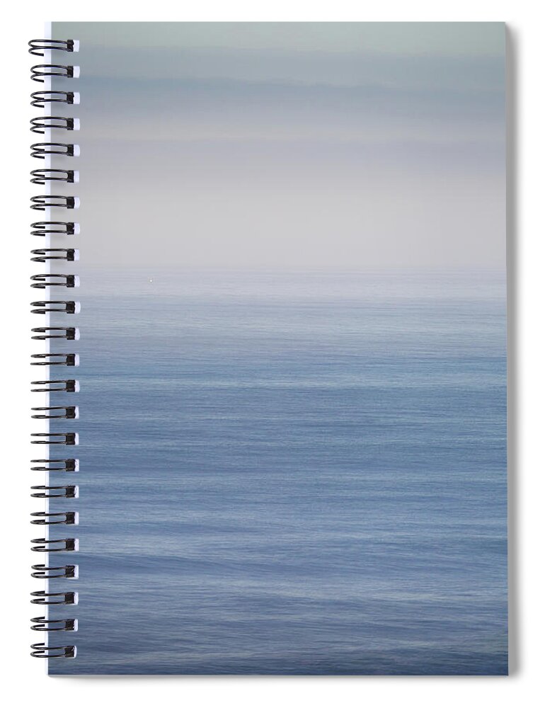 Seascape Spiral Notebook featuring the photograph The Blue Sea by Anita Nicholson