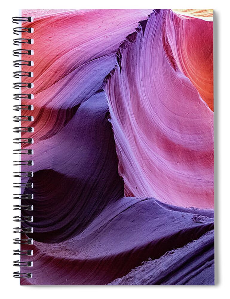 Artistic Spiral Notebook featuring the photograph The Earth's Body 3 by Mache Del Campo
