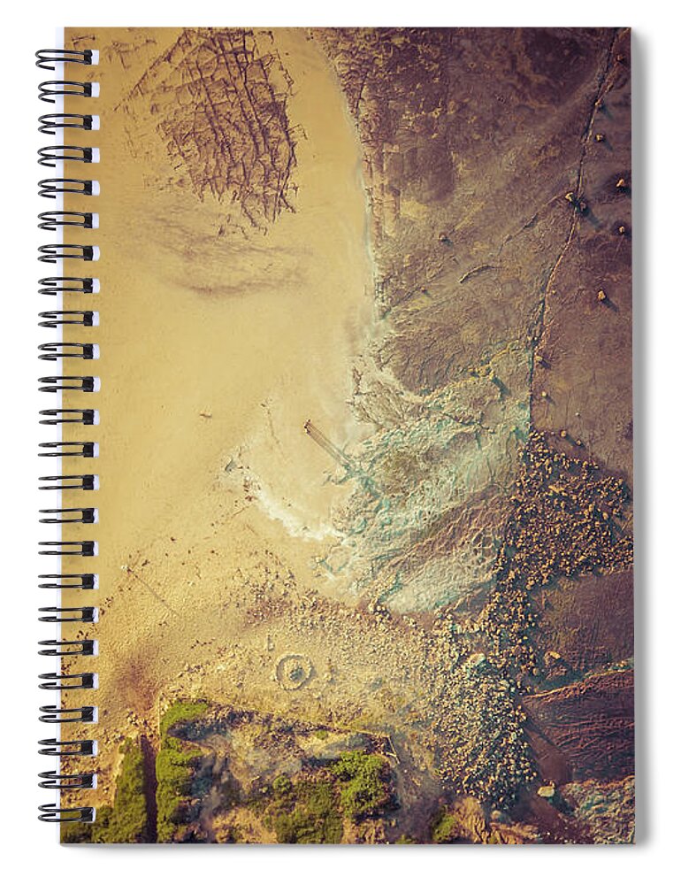 Chriscousins Spiral Notebook featuring the photograph The Colours of Longreef by Chris Cousins