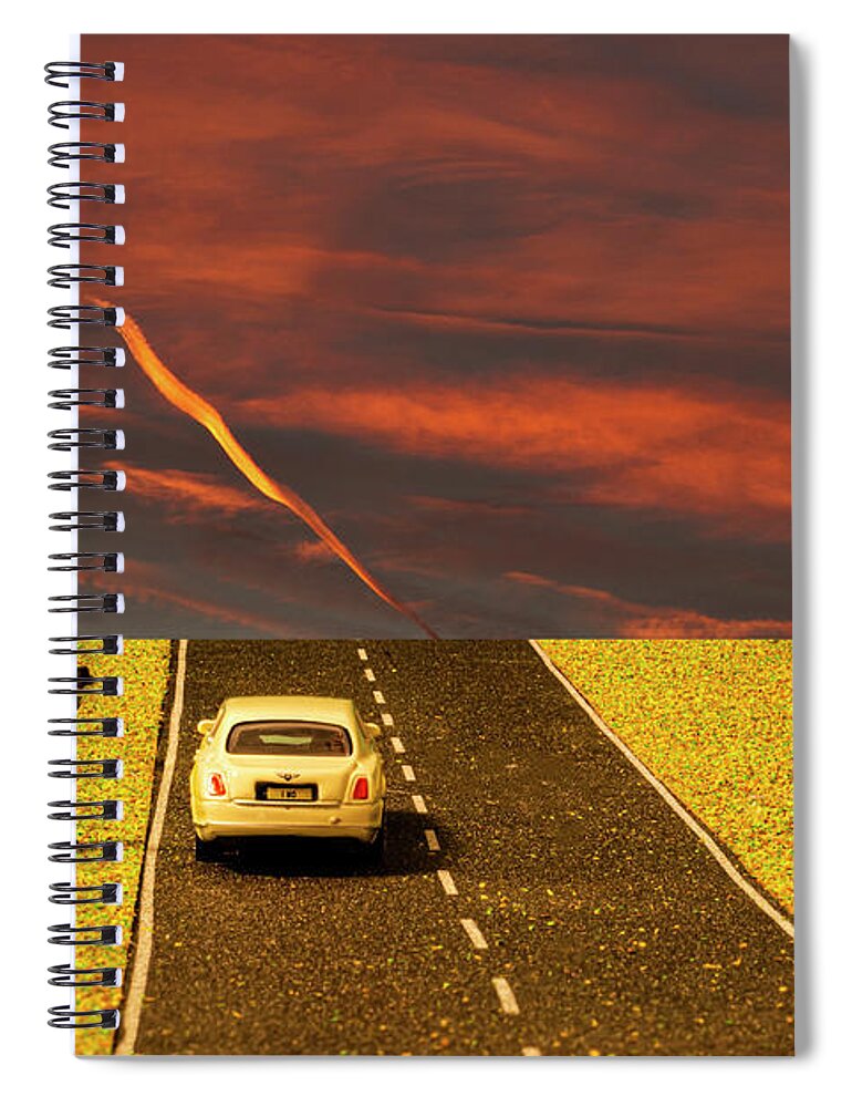 Wedding Spiral Notebook featuring the photograph The Dawn Of A Marriage by Steve Purnell