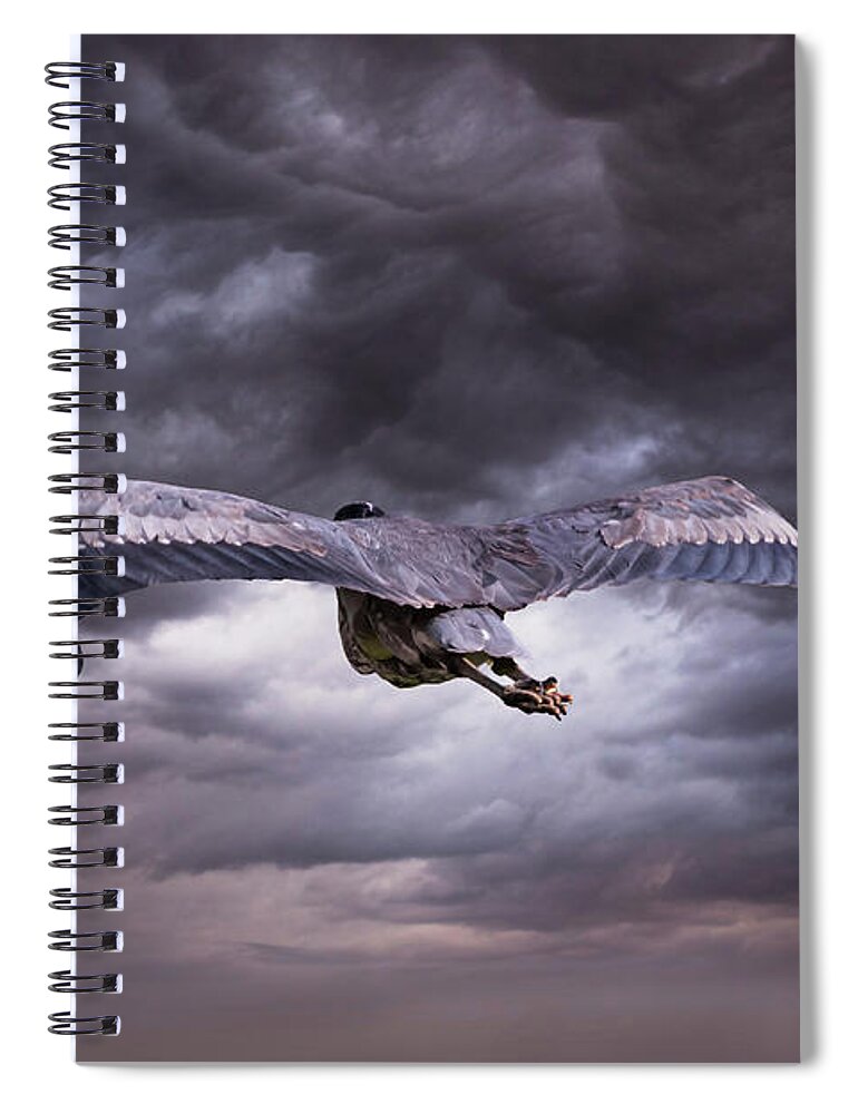 Alameda Spiral Notebook featuring the photograph The Get Away by Mike Gifford