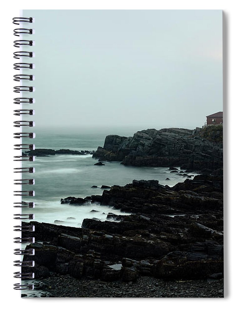  Wall Art Spiral Notebook featuring the photograph The Lighthouse by Marlo Horne