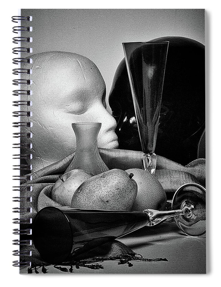 Fine Art Photography Spiral Notebook featuring the photograph The Lovers by Elf EVANS