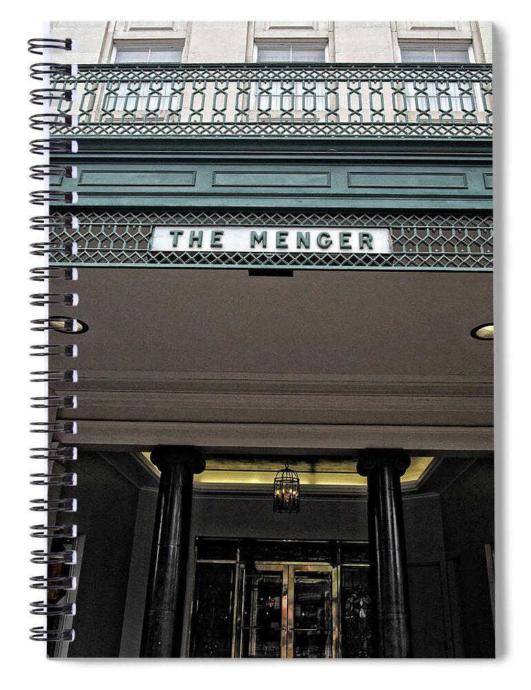 Hotel Spiral Notebook featuring the photograph The Menger by George Taylor