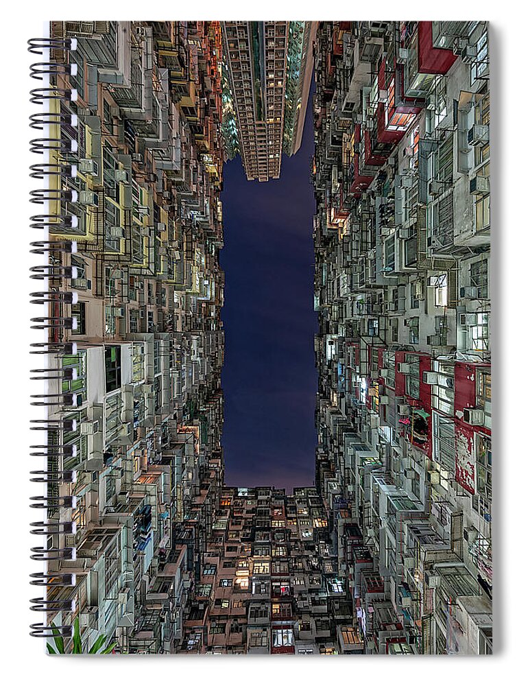 The Montane Mansion Spiral Notebook featuring the photograph The Montane Mansion by Gouzel -