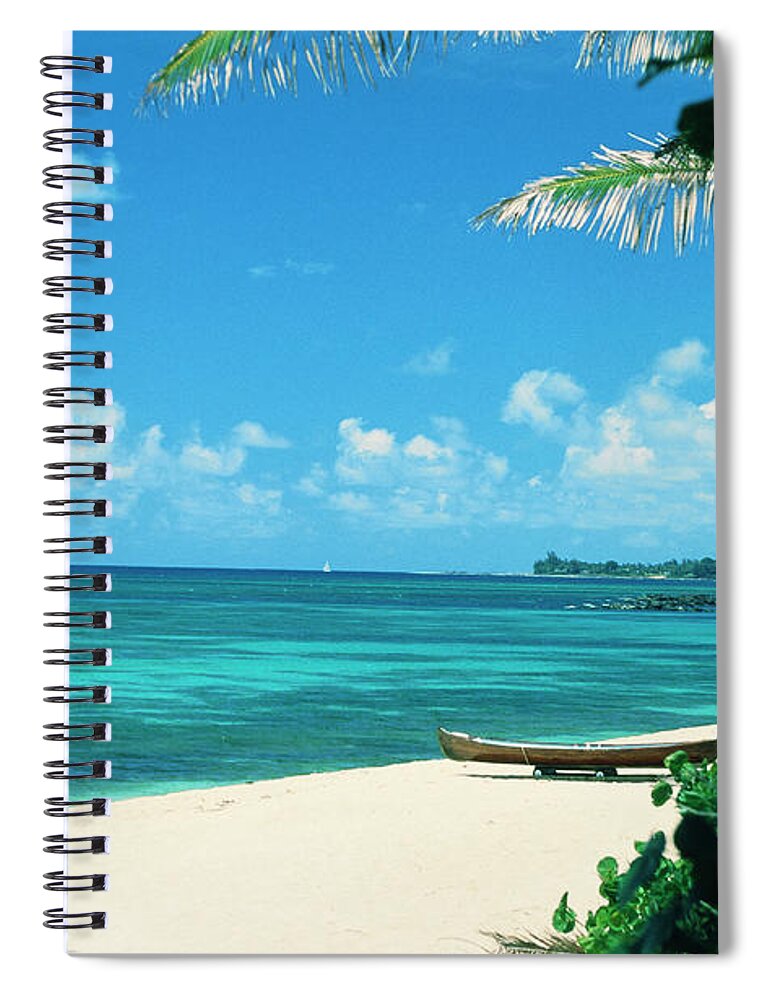 Seascape Spiral Notebook featuring the photograph The North Shore Of Oahu by Bill Romerhaus