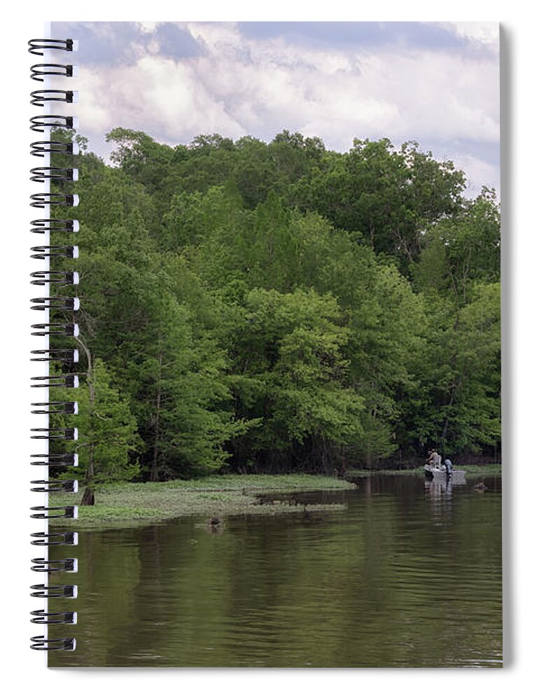 River Spiral Notebook featuring the photograph The Pearl River by Susan Rissi Tregoning