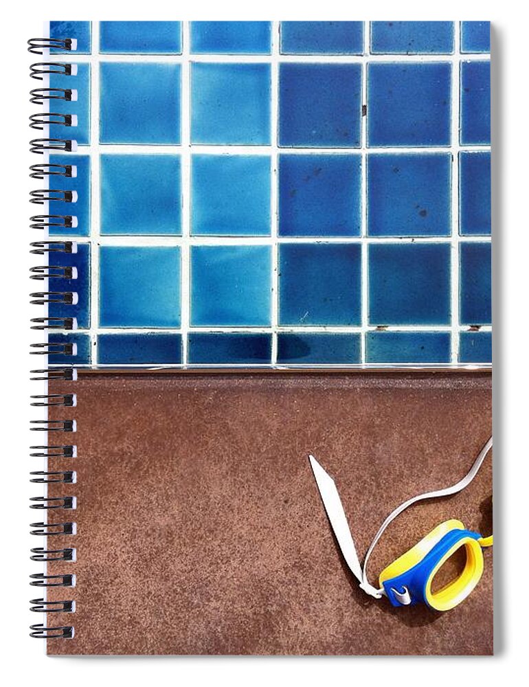 Swimming Pool Spiral Notebook featuring the photograph The Pool by Tontygammy + Images