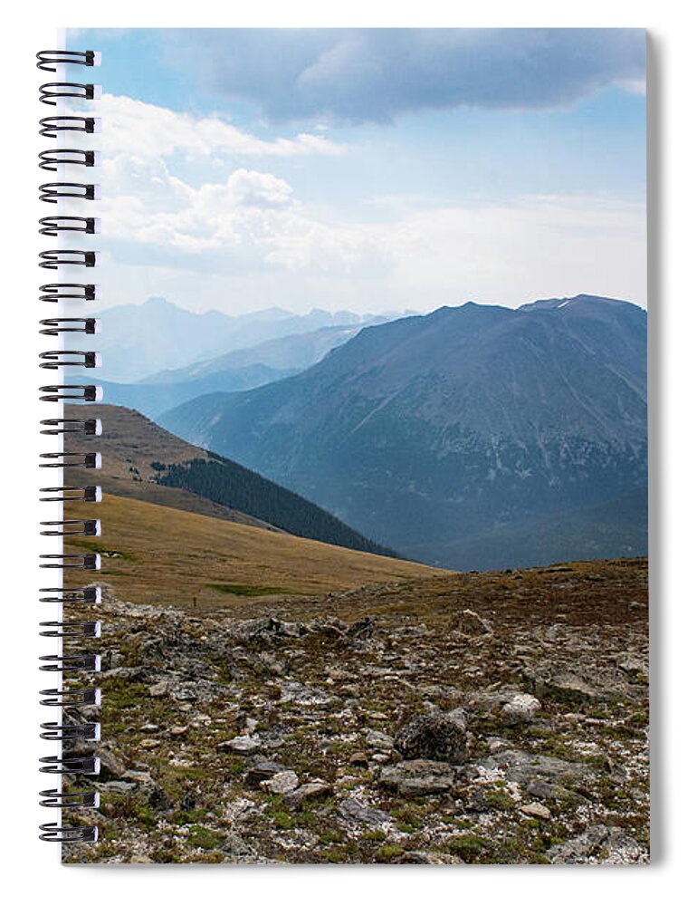 Altitude Spiral Notebook featuring the photograph The Rocky Arctic by Nicole Lloyd
