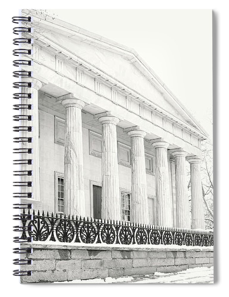 Bank Spiral Notebook featuring the photograph The Second Bank by Lori Deiter