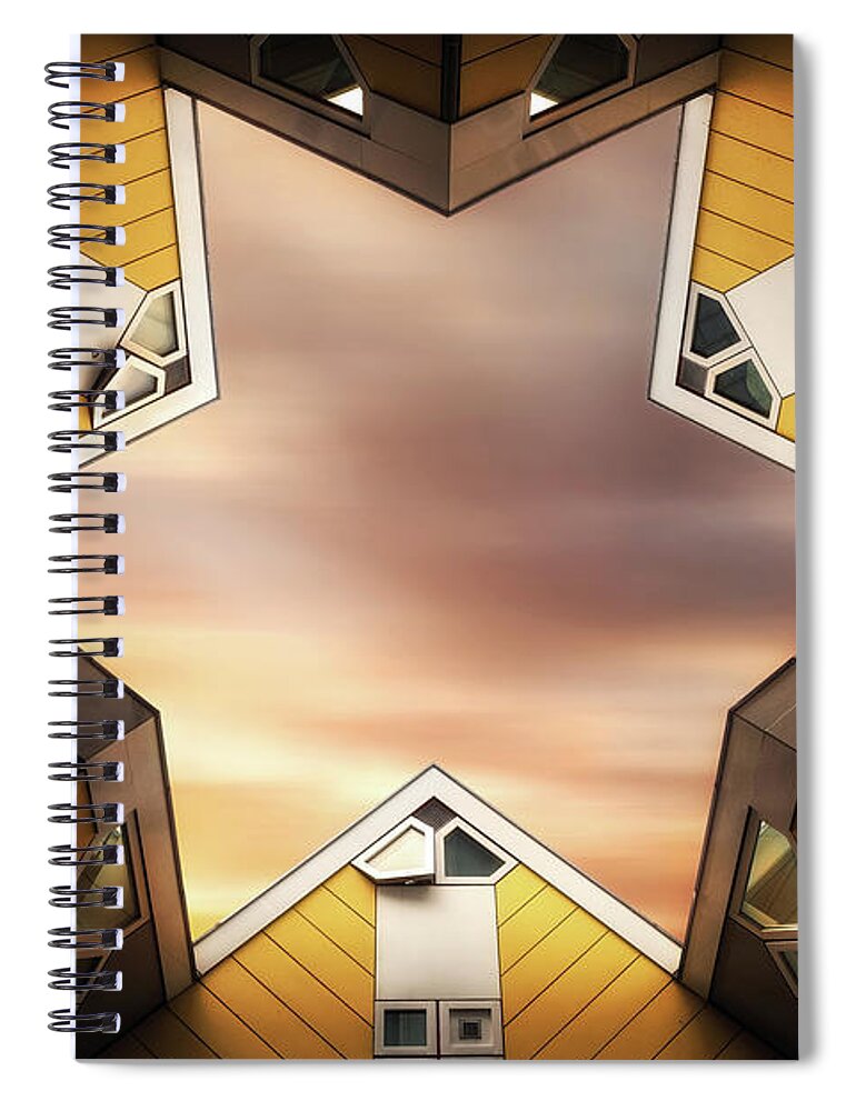 Cubehouses Spiral Notebook featuring the photograph The Star by Jorge Maia