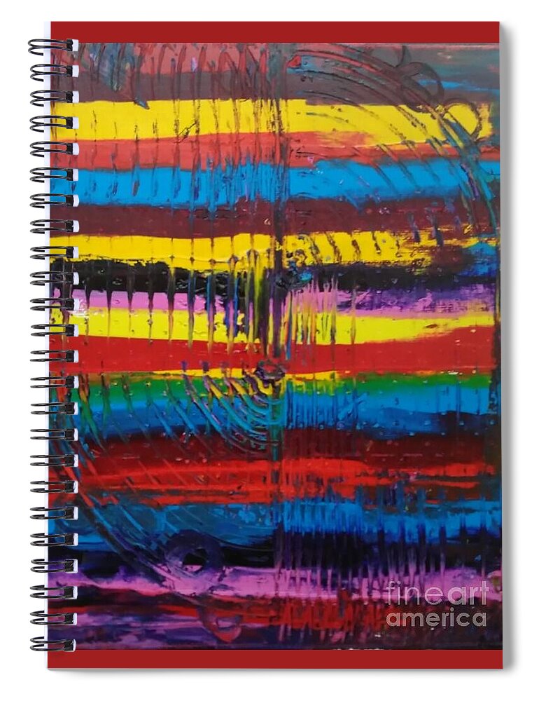 Hurricane Spiral Notebook featuring the painting The Storm by Bill King