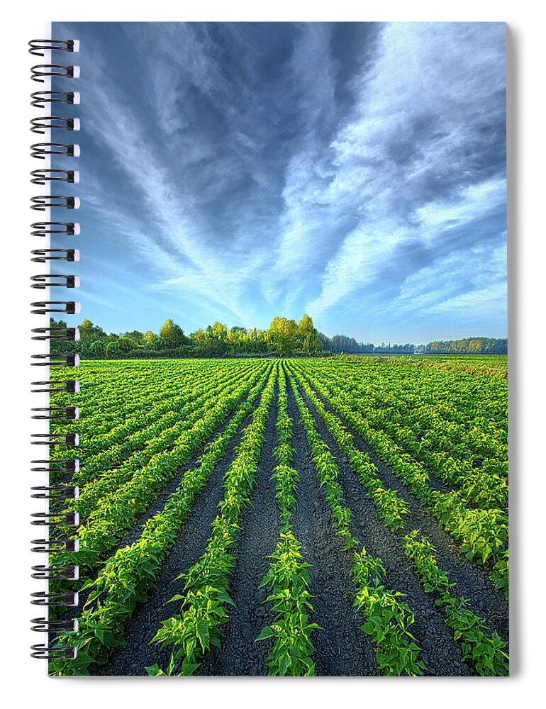 Country Spiral Notebook featuring the photograph Then It Shall Come About by Phil Koch