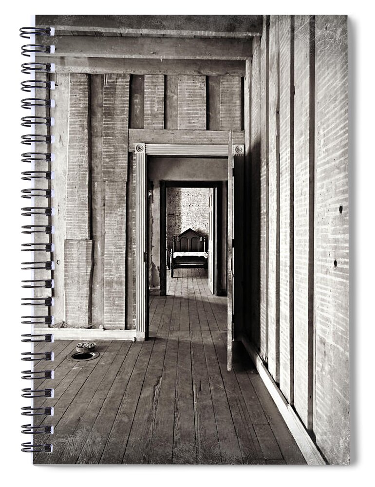 Through The Doors Spiral Notebook featuring the photograph Through the Doors by Dark Whimsy