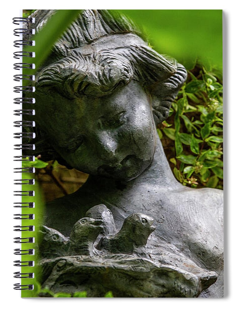 Photo Spiral Notebook featuring the photograph Through the leaves by Jason Hughes