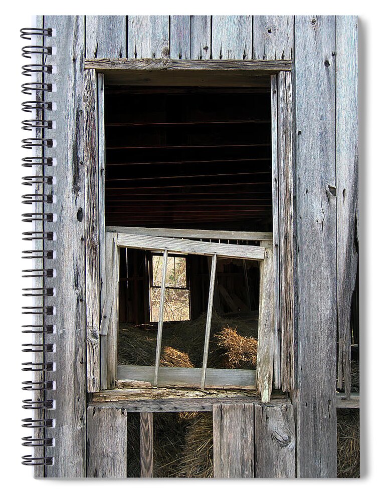 Shack Spiral Notebook featuring the photograph Time Torn by Art Cole