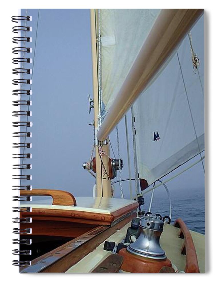 Sailing Spiral Notebook featuring the photograph Tip Toe by Fred Bailey
