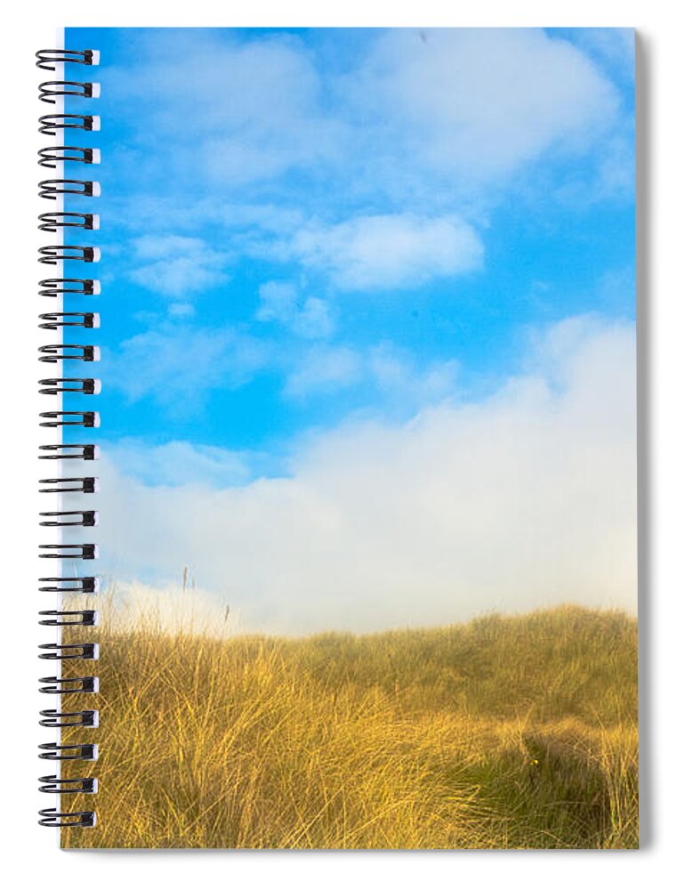 Sand Dune Spiral Notebook featuring the photograph Top of the Dune by Bonnie Bruno