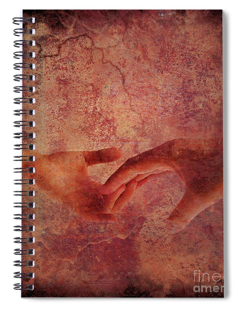 Aid Spiral Notebook featuring the photograph Touch by Jelena Jovanovic