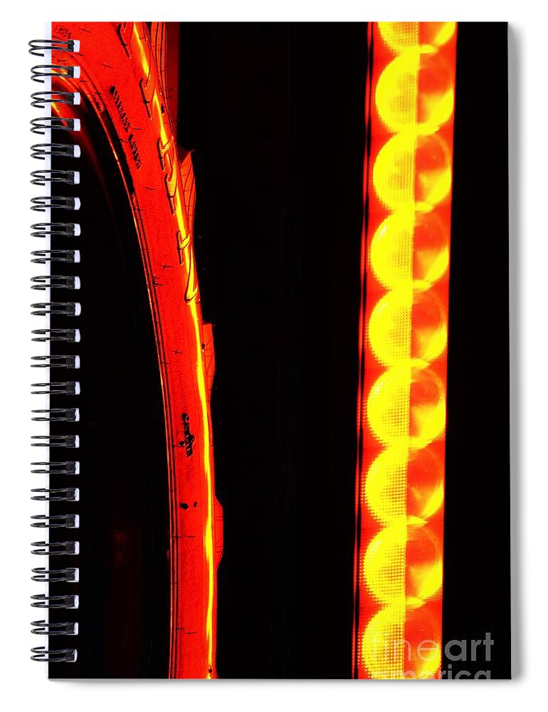 Tractor Tire Spiral Notebook featuring the photograph Tractor Tire by Merle Grenz