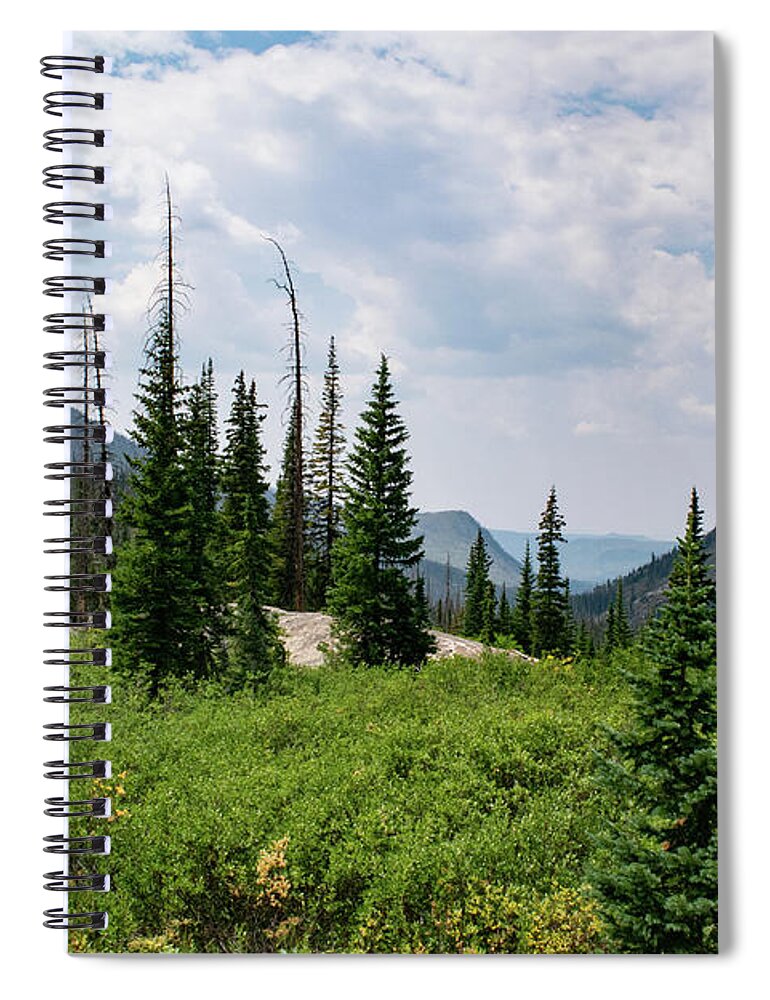 Mountain Spiral Notebook featuring the photograph Trail to Gilpin Lake by Nicole Lloyd
