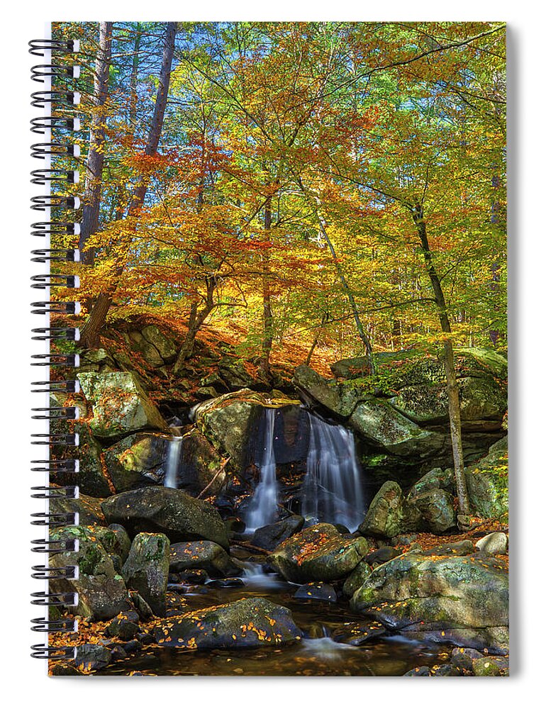 Trap Falls Spiral Notebook featuring the photograph Trap Falls by Juergen Roth