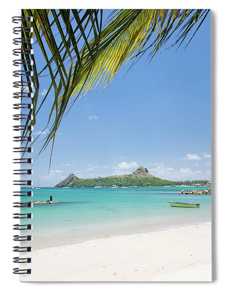 Scenics Spiral Notebook featuring the photograph Travel Destination - Pigeon Island St by Jaminwell