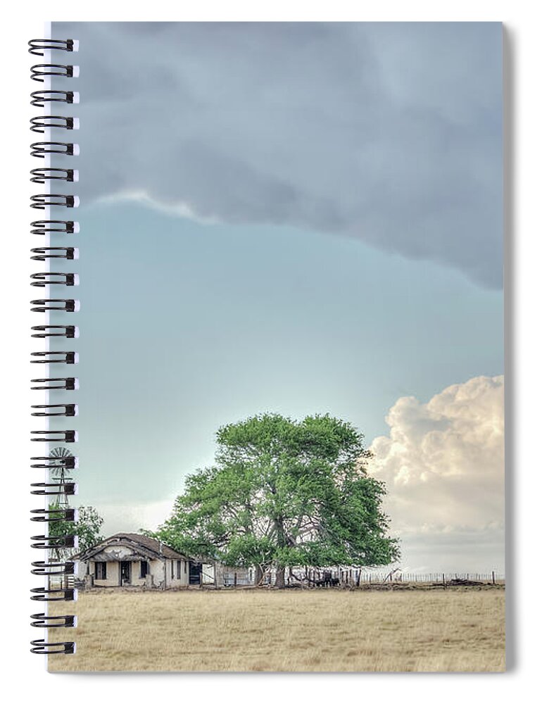 Clouds Spiral Notebook featuring the photograph Trees Are Alive by Laura Hedien