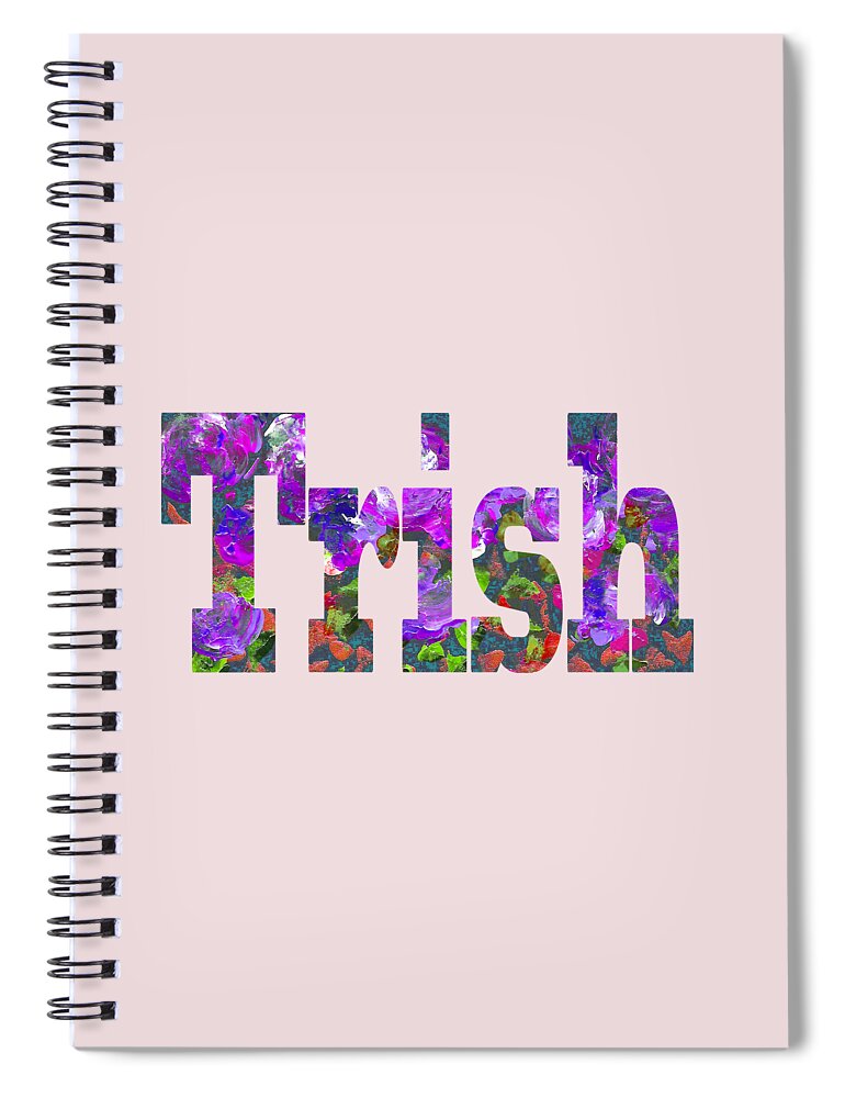 Trish Spiral Notebook featuring the painting Trish by Corinne Carroll