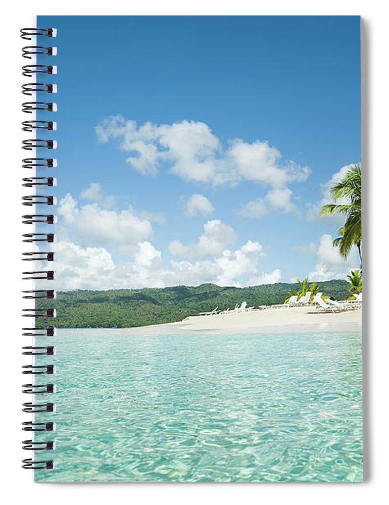 Cayo Levantado Spiral Notebook featuring the photograph Tropical Landscape by Easybuy4u