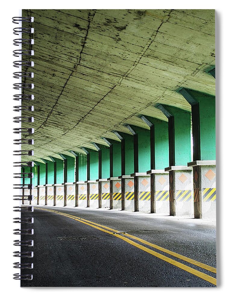 Tranquility Spiral Notebook featuring the photograph Tunnel by Cjfan