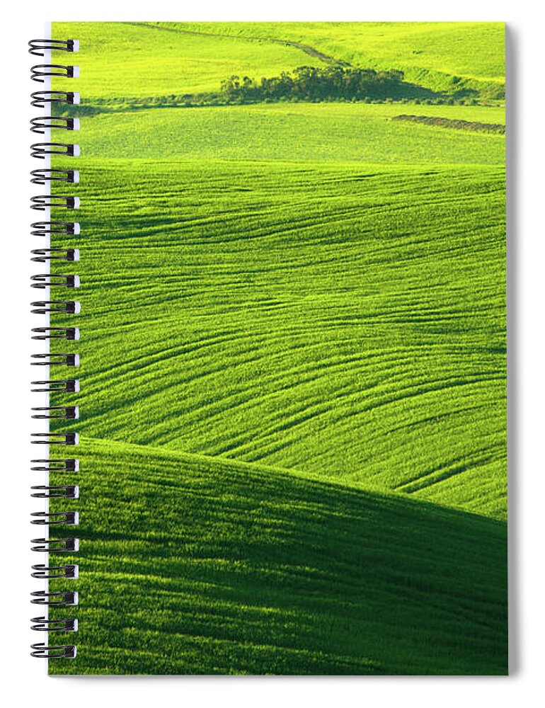 Scenics Spiral Notebook featuring the photograph Tuscany Landscape by Melki76