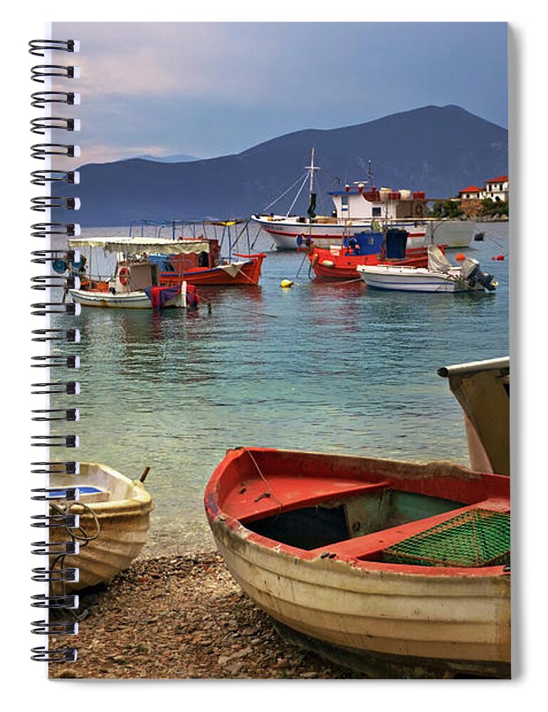 Tranquility Spiral Notebook featuring the photograph Twilight by Felicia Patrascu