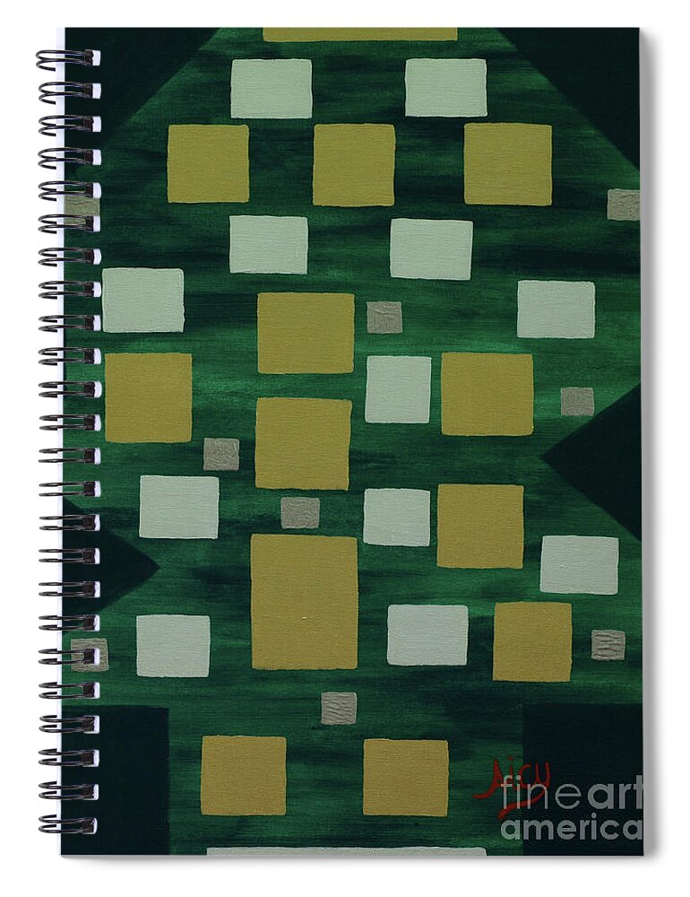 Unconditionally Spiral Notebook featuring the painting Unconditionally by Aicy Karbstein