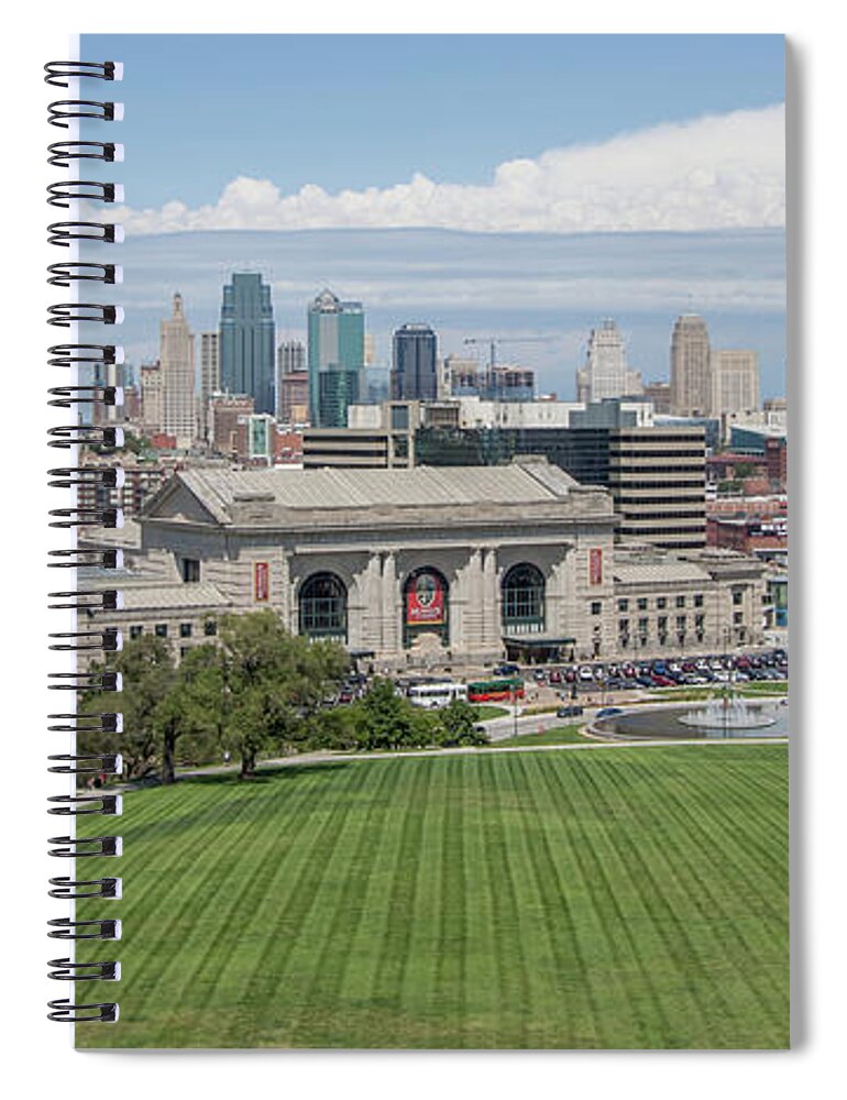 Union Station Spiral Notebook featuring the photograph Union Station Kansas City 2 by Jim Schmidt MN