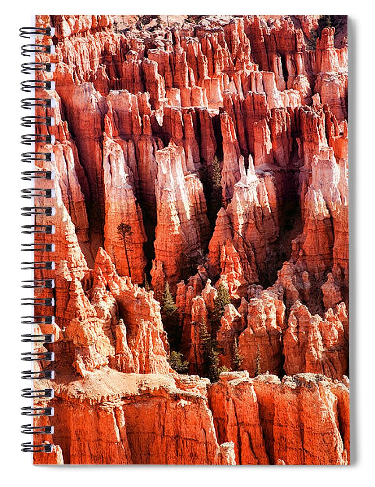 Bryce Canyon Spiral Notebook featuring the photograph Up Close Hoodoo's Utah by Chuck Kuhn