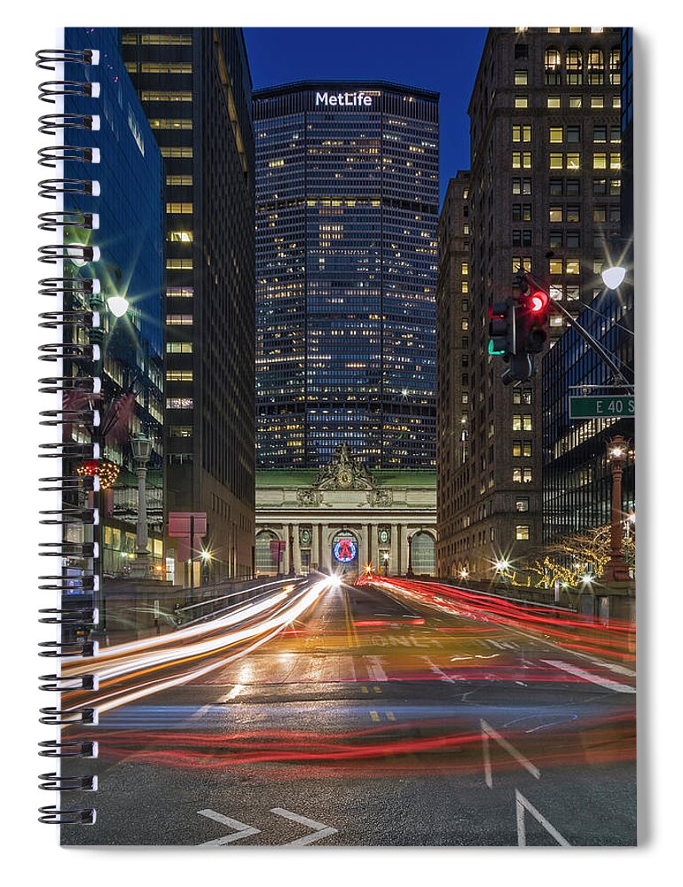 Grand Central Terminal Spiral Notebook featuring the photograph Urban NYC GCT Rush Hour by Susan Candelario