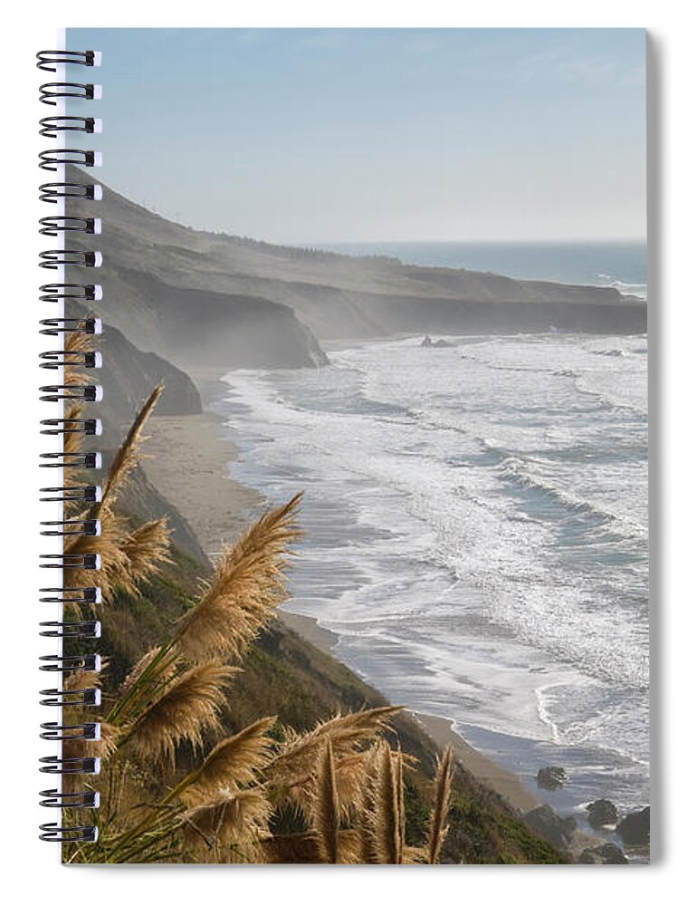 Scenics Spiral Notebook featuring the photograph Usa, California, Mendocino Coast by Gary J Weathers