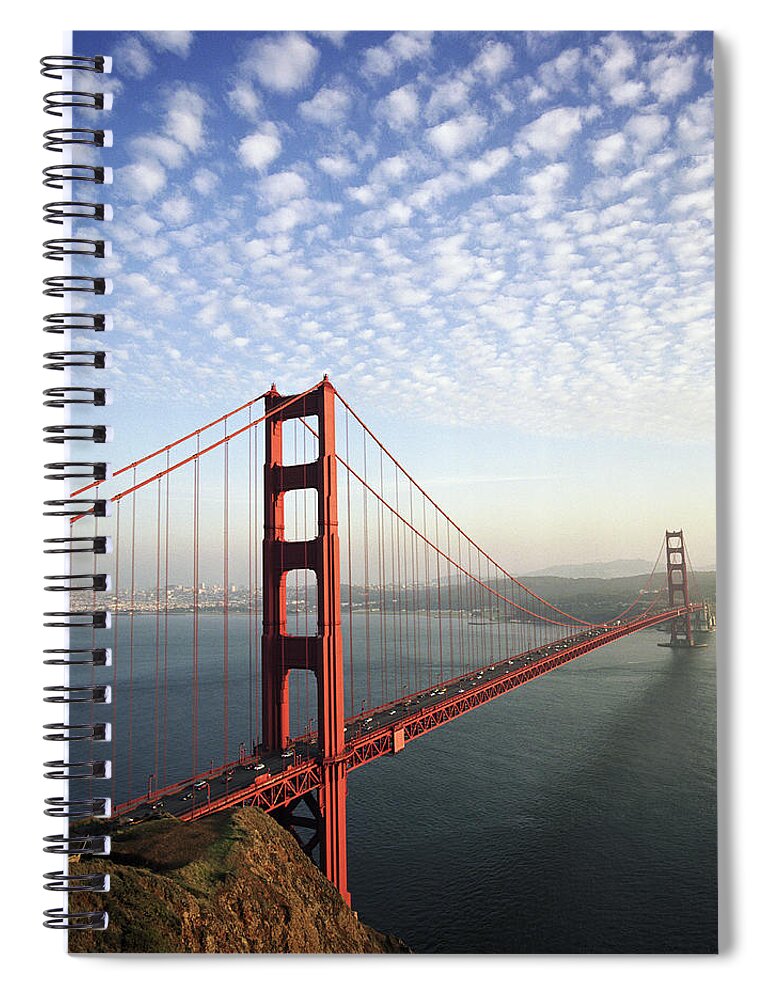 San Francisco Spiral Notebook featuring the photograph Usa, California, San Francisco, Golden by Kim Steele