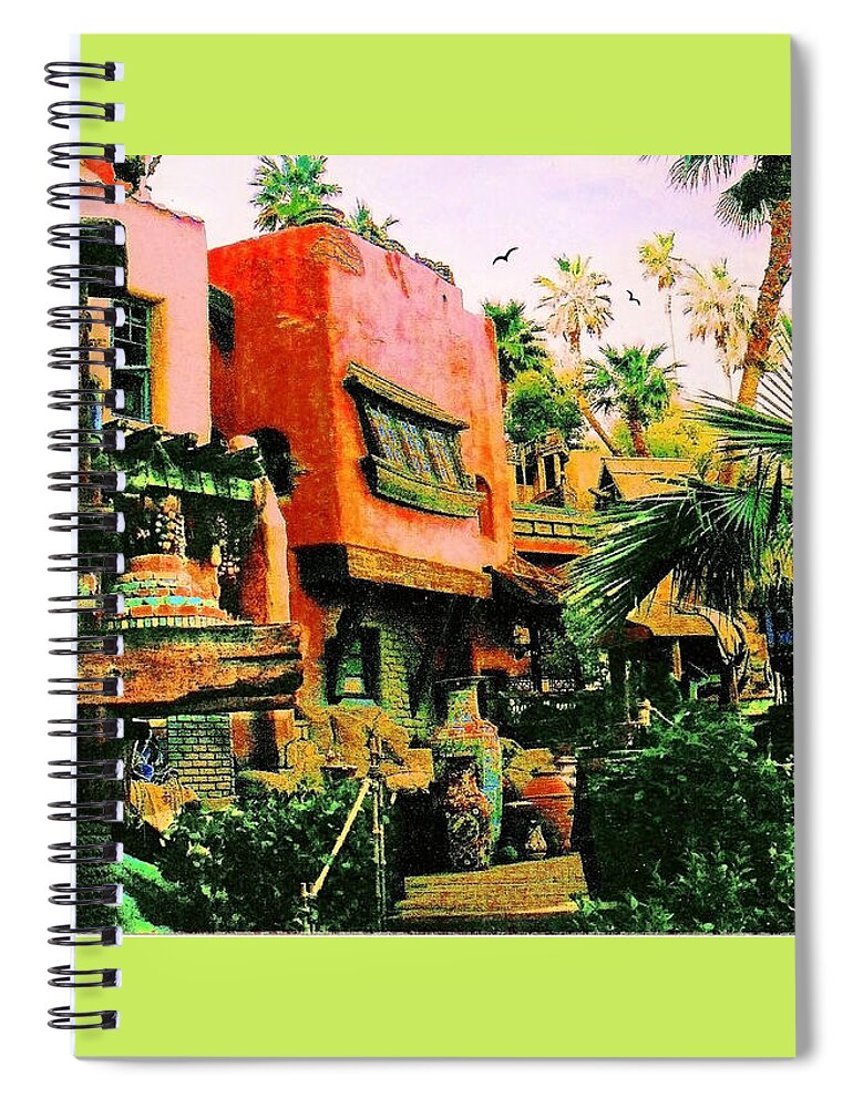 Tropics Spiral Notebook featuring the painting Vacation Hideaway by CHAZ Daugherty