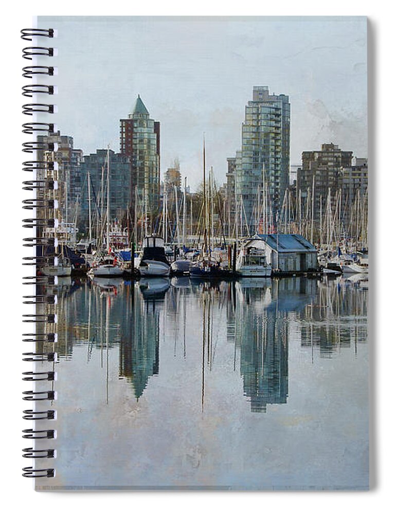 City Spiral Notebook featuring the photograph Vancouver Skyline by Marilyn Wilson