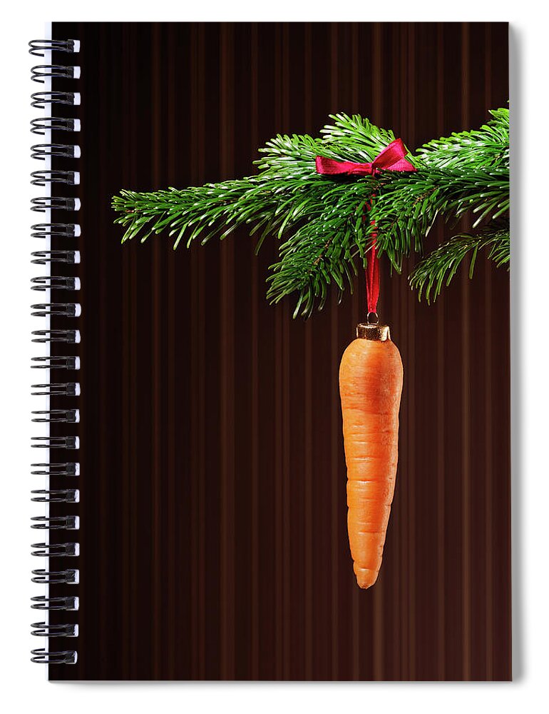 Hanging Spiral Notebook featuring the photograph Vegetarian Christmas by Henrik Sorensen