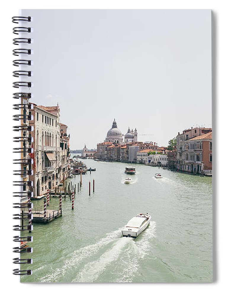 Wake Spiral Notebook featuring the photograph Venice, Italy by Tuan Tran