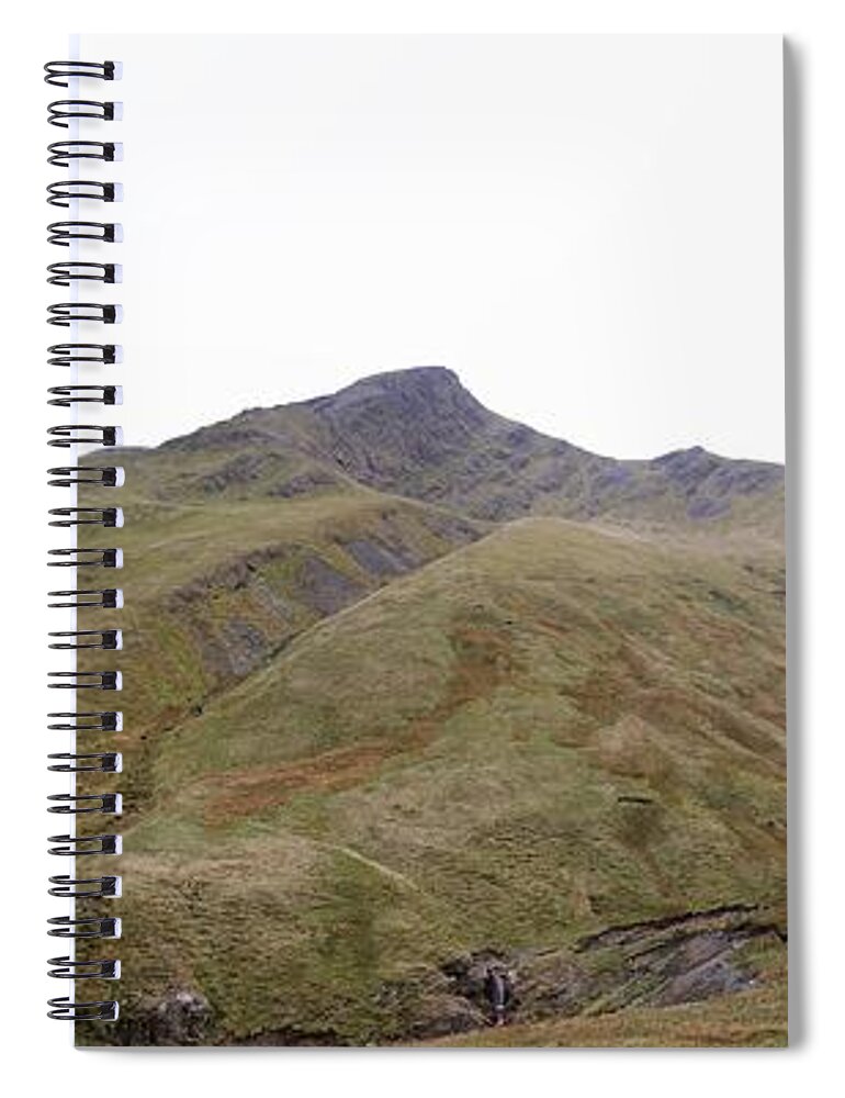Mountain Spiral Notebook featuring the photograph View of the Blencathra by Lukasz Ryszka