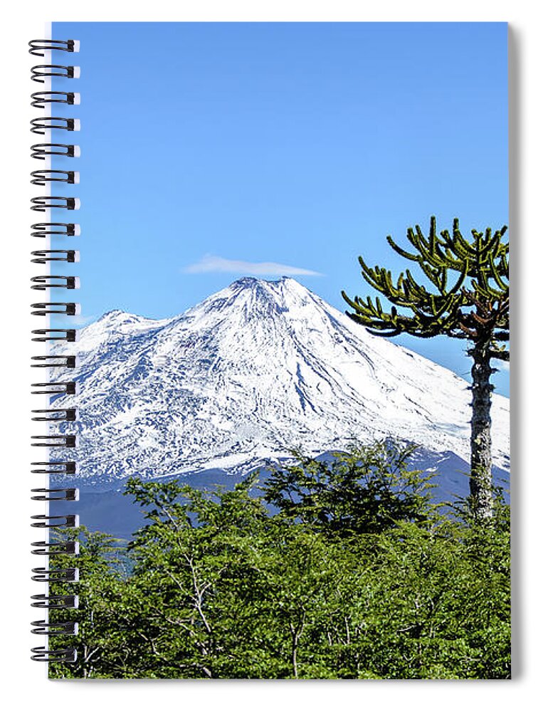 Tranquility Spiral Notebook featuring the photograph Volcano by Ricardo Martínez Photography